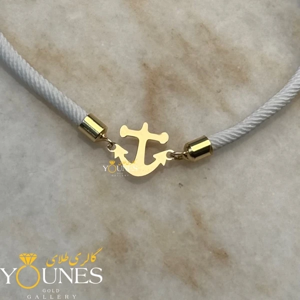 دستبند لنگر کشتی طلا لیزری